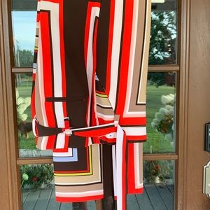 New York & Company block pattern pants 14- Wild!